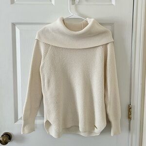 Michael Kors Cream Cowl Neck Sweater